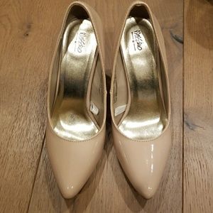 Nude Pointed Toe Heels